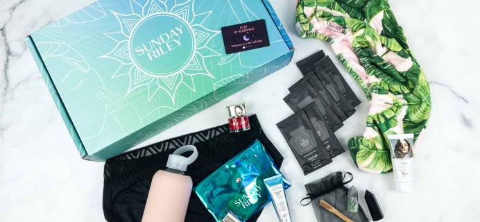 Sunday Riley Box Fall 2018 Subscription Box Review – WELLNESS EDITION