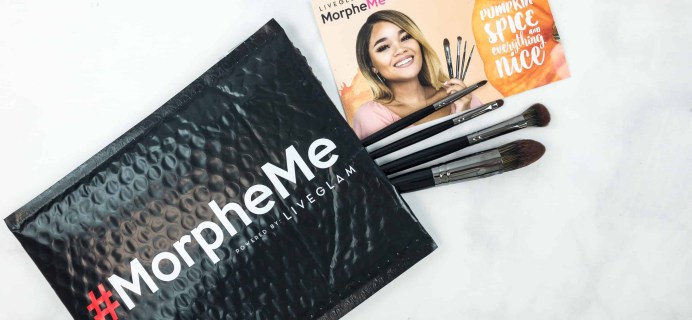 MorpheMe Brush Club October 2018 Subscription Box Review + Free Brush Coupon!
