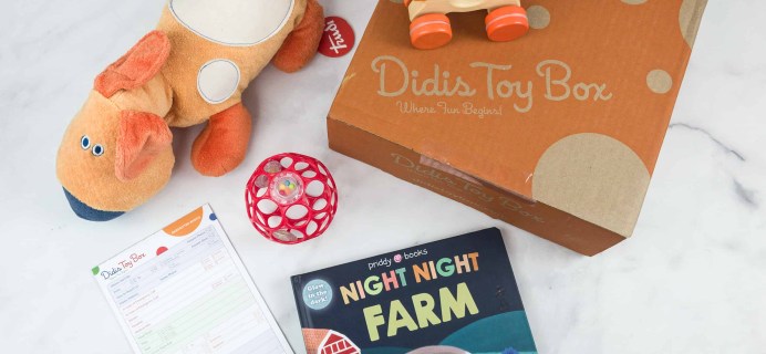 Didis Toy Box October 2018 Subscription Box Review & Coupon