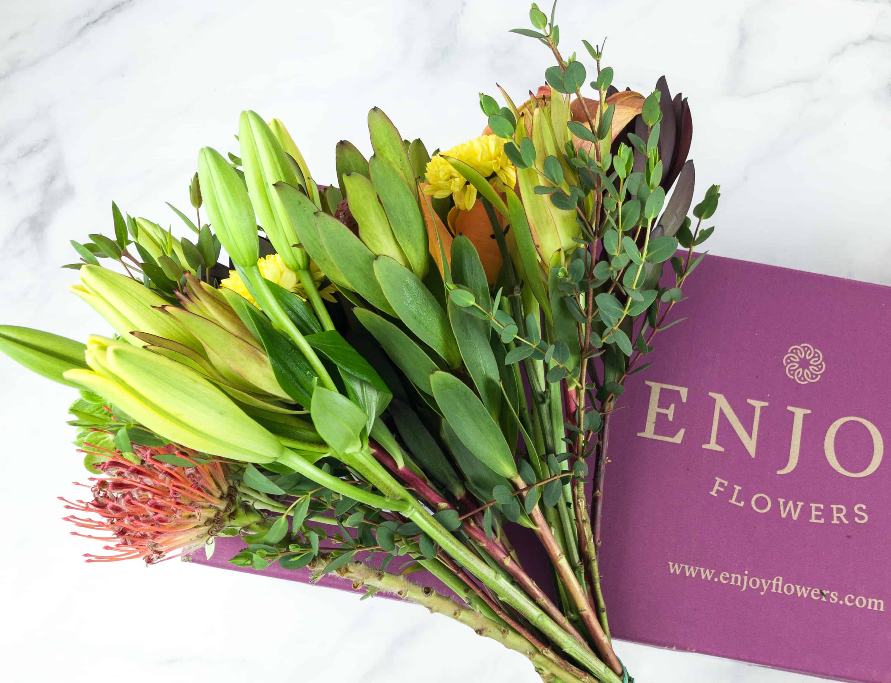 Enjoy Flowers October 2018 Subscription Box Review + 50 Off Coupon