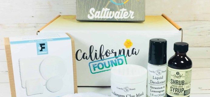 California Found September 2018 Subscription Box Review + Coupon
