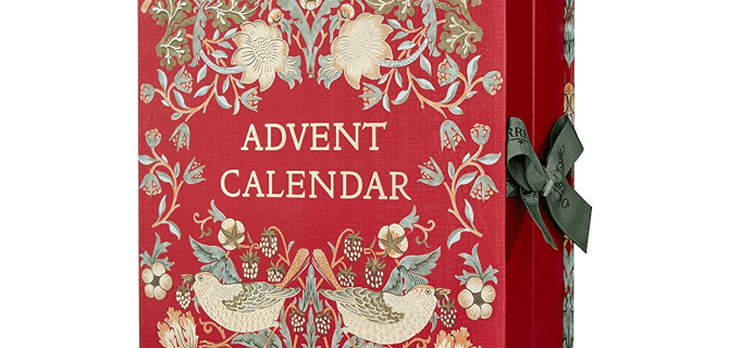 William Morris & Co. Beauty Advent Calendar 2018 Available Now in the US!