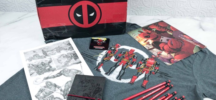 Deadpool Club Merc Fall 2018 Subscription Box Review + Coupon – STAY SHARP!