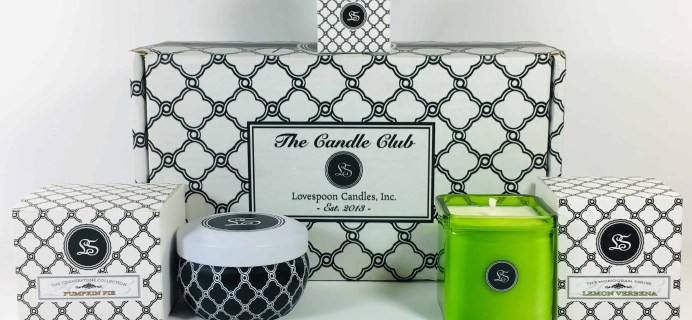 Lovespoon Candles October 2018 Subscription Box Review + Coupon