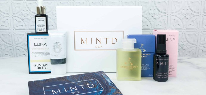 MINTD Box October 2018 Subscription Box Review + Coupon!
