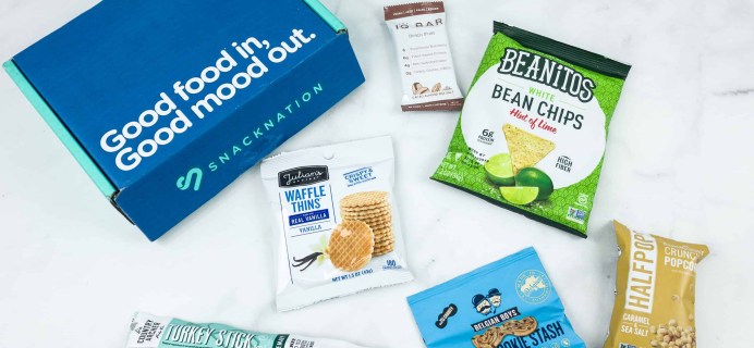 Snack Nation October 2018 Subscription Box Review + Coupon!