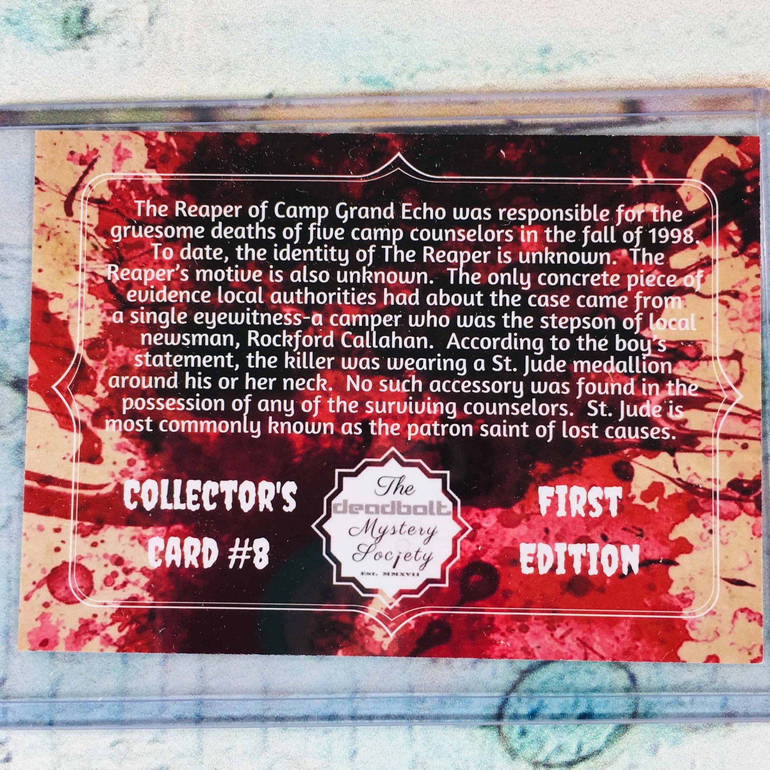 The Deadbolt Mystery Society October 2018 Review Hello Subscription