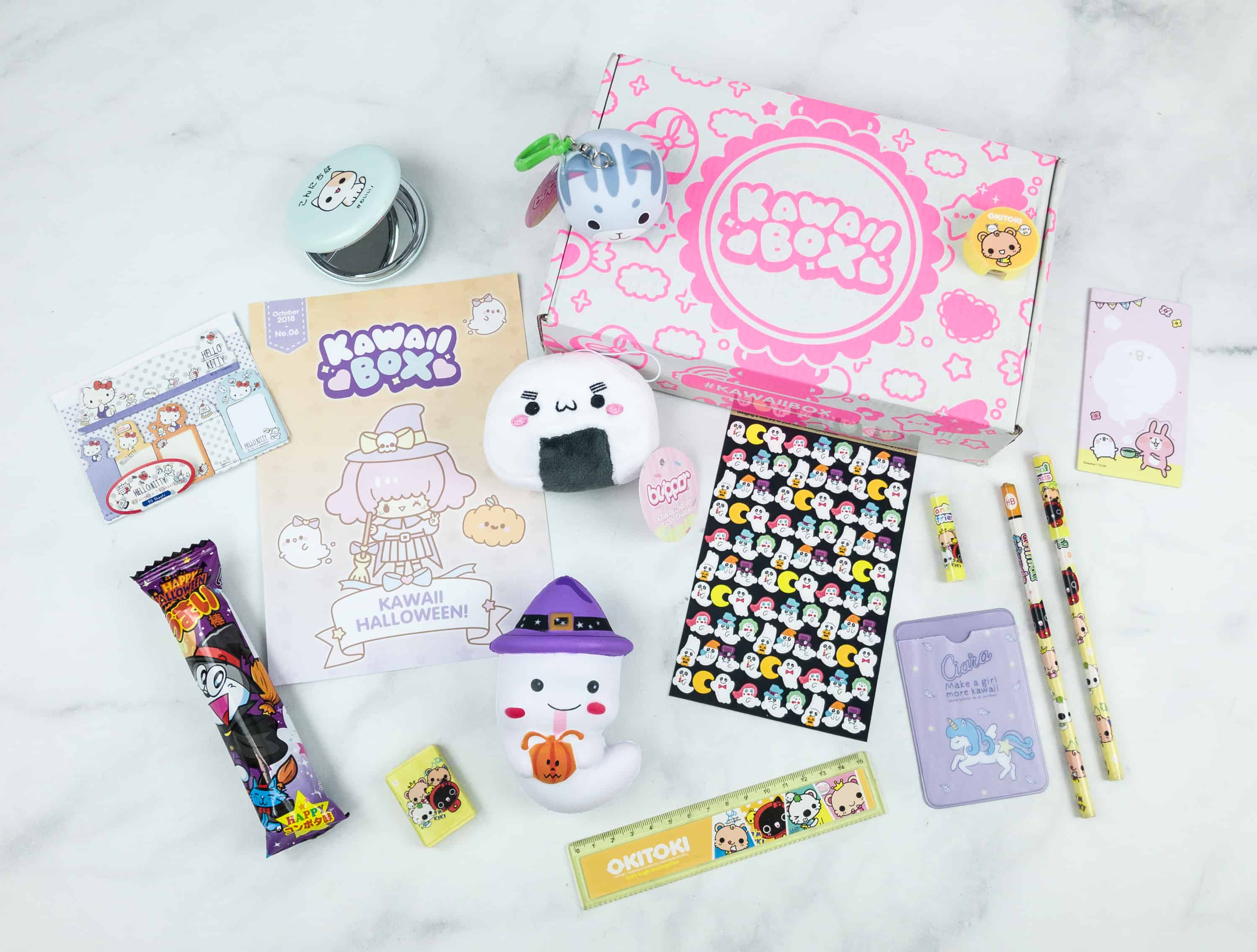 Kawaii Box October 18 Subscription Box Review Hello Subscription