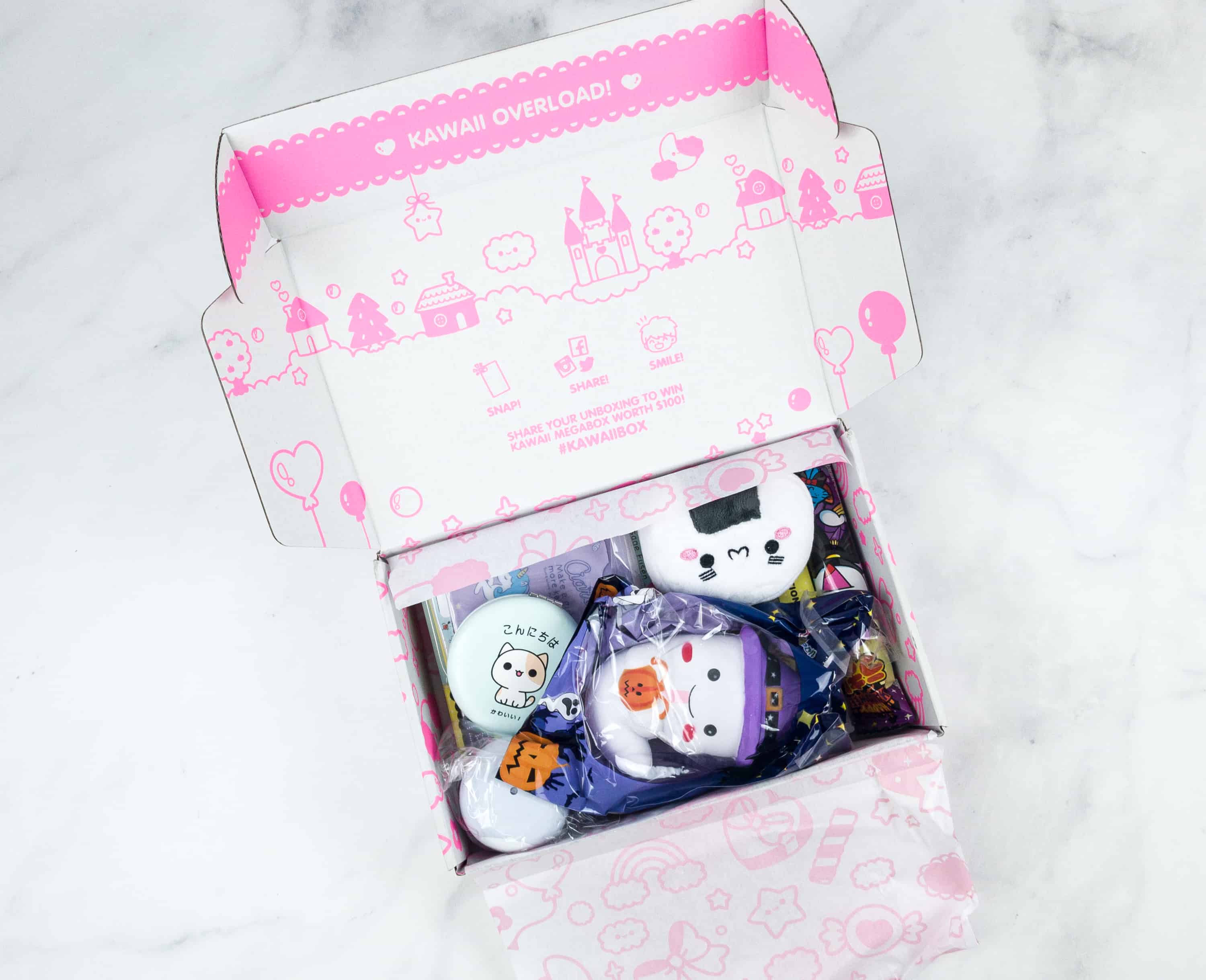 Kawaii Box October 2018 Subscription Box Review Hello Subscription