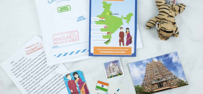 Little Passports World Edition Subscription Box Review + Coupon – INDIA