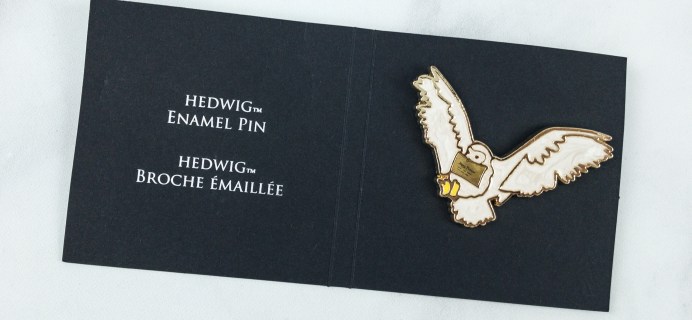 JK Rowling’s Wizarding World Crate September 2018 Update – Hedwig Pin Finally Arrived!