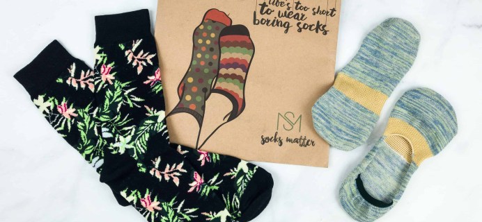 Get Monthly Awesome Socks with Socks Matter – First Month $6 Coupon!