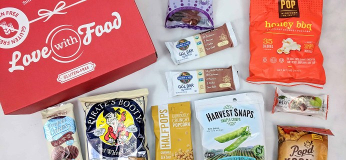 Love With Food Gluten-Free October 2018 Subscription Box Review + Coupon