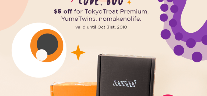 Tokyo Treat + YumeTwins+ nmnl Halloween Deal: Get $5 Off Your First Box!
