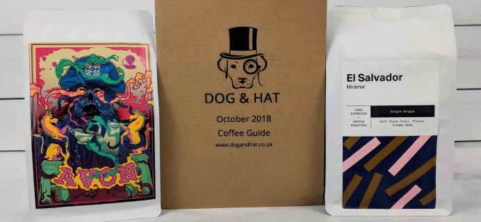 Dog & Hat Coffee Subscription Box Review – October 2018