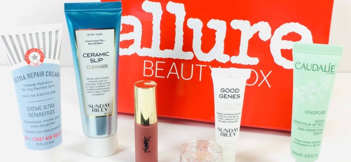 Allure Beauty Box October 2018 Subscription Box Review & Coupon