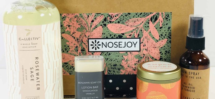 NOSEJOY October 2018 Subscription Box Review + Coupon!