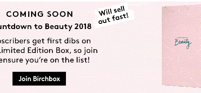 Birchbox 2018 Beauty Advent Calendar Coming Soon!