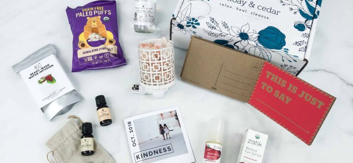 Bombay & Cedar October 2018 Subscription Box Review + Coupon