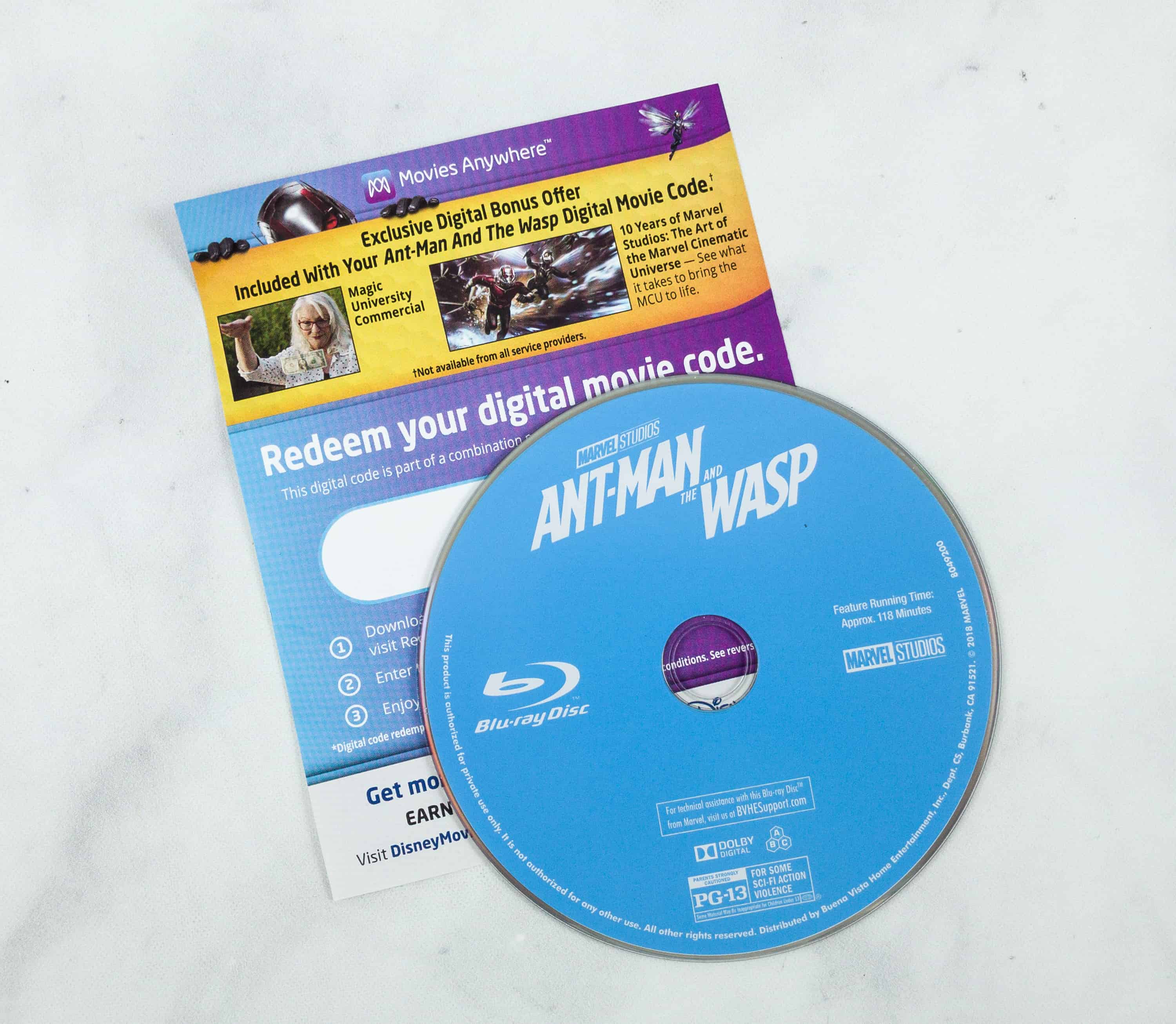 MARVEL STUDIOS' ANT-MAN AND THE WASP: BONUS SHOWCASE, Marvel Studios, Paul  Rudd, Blu-ray Disc, Ant-Man and the Wasp