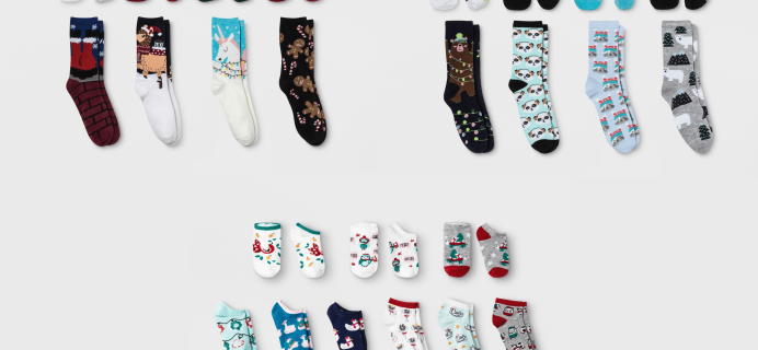 2018 Target Christmas Socks Advent Calendars Available Now!