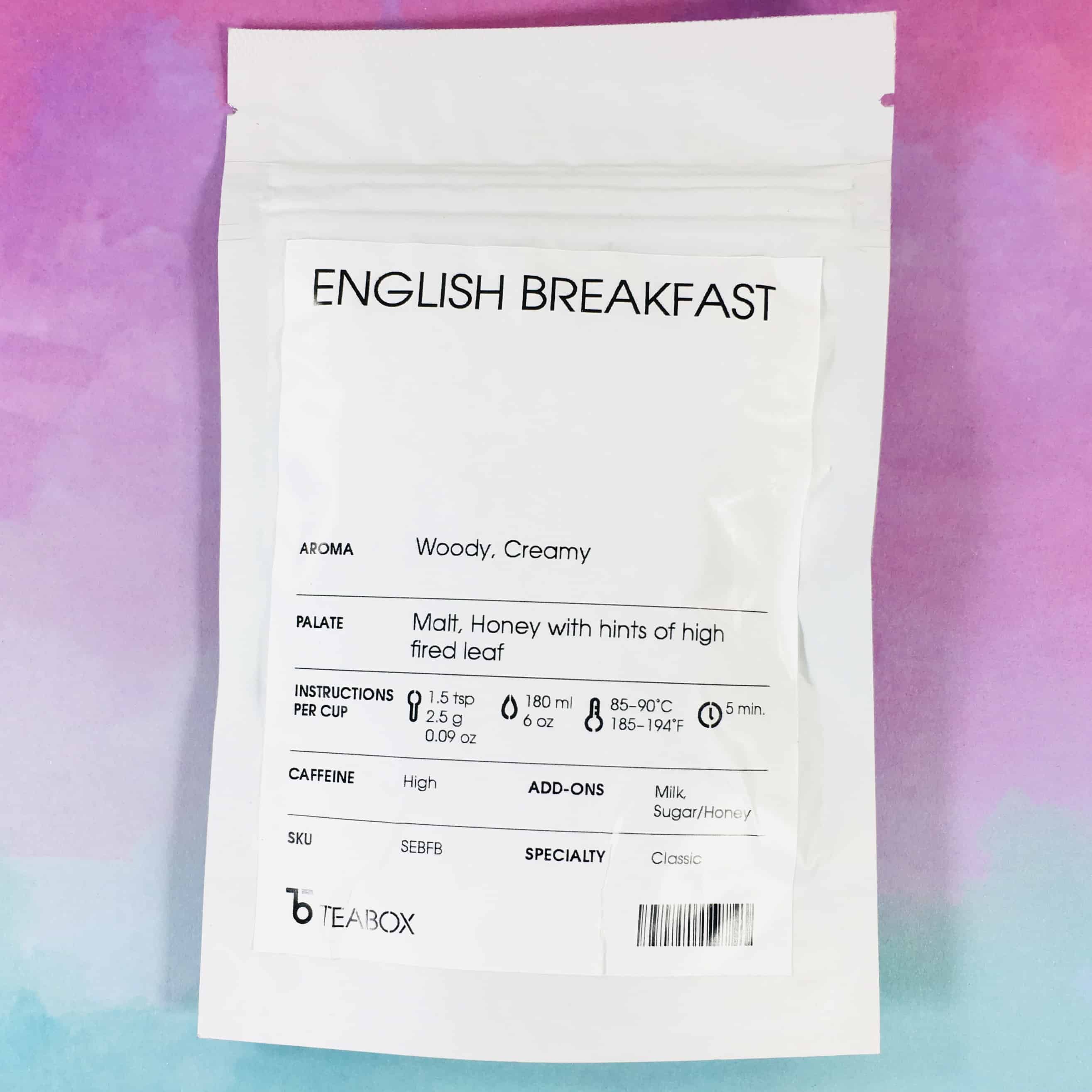 Teabox November 2018 Subscription Review & Coupon hello subscription