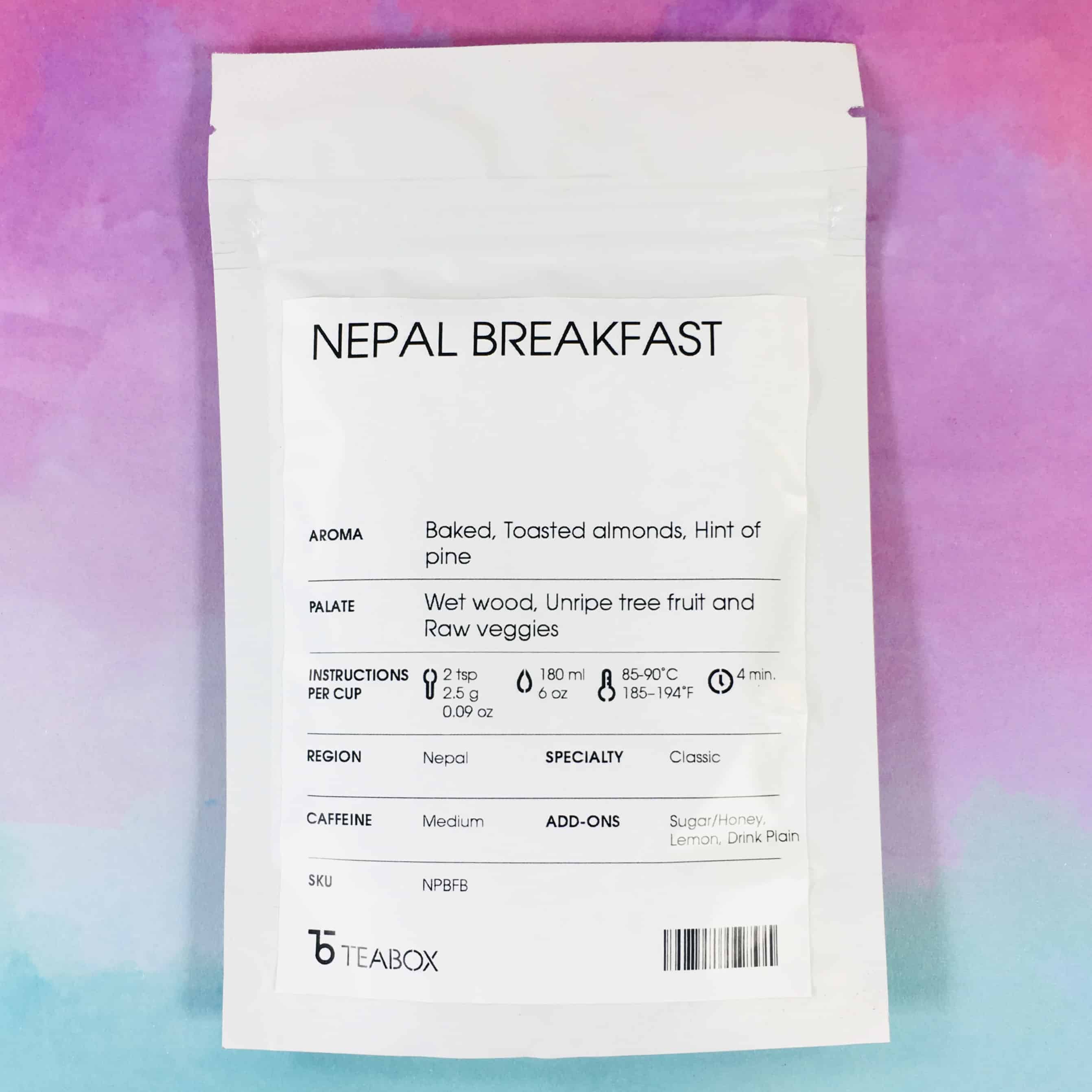 Teabox November 2018 Subscription Review & Coupon hello subscription