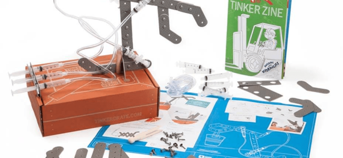 Last Chance – Tinker Crate Cyber Monday Deal : First Box $7.95 Shipped!