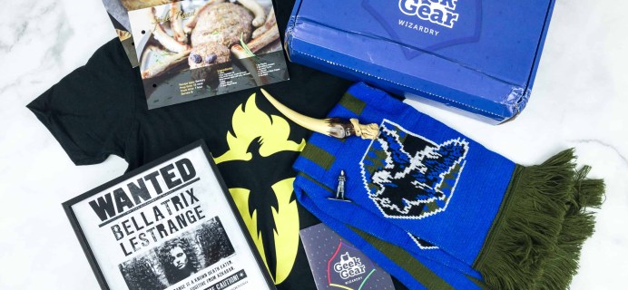 Geek Gear World of Wizardry October 2018 Subscription Box Review & Coupon