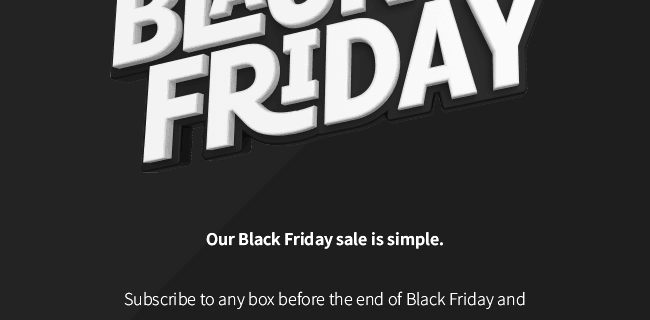 MuscleBox Black Friday 2018 Coupon: Buy 1 Box, Get 1 Box FREE!