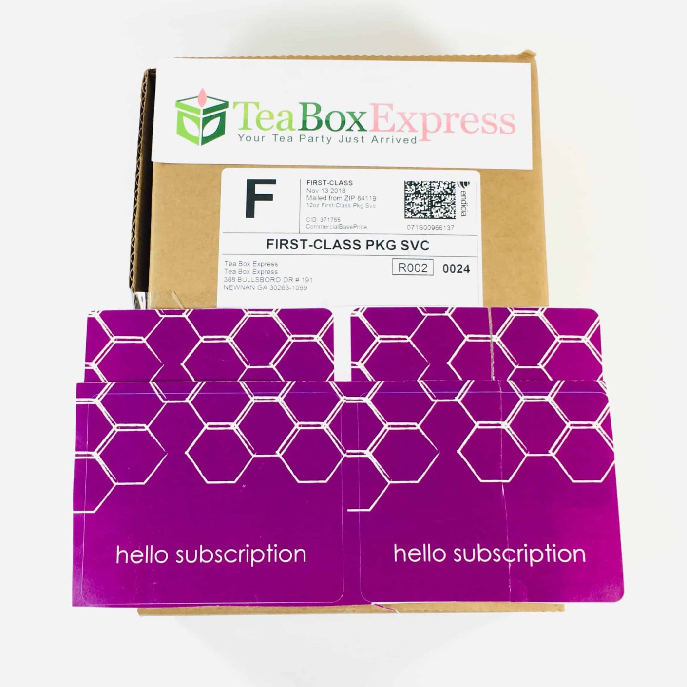 Tea Box Express November 2018 Subscription Review & Coupon Hello
