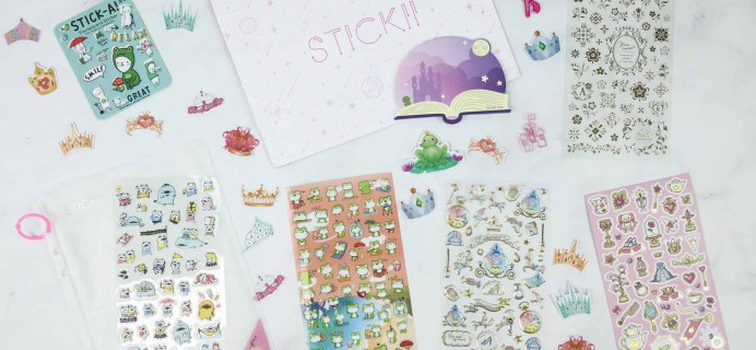 Stickii Club November 2018 Subscription Box Review & Coupon – Cute Pack!