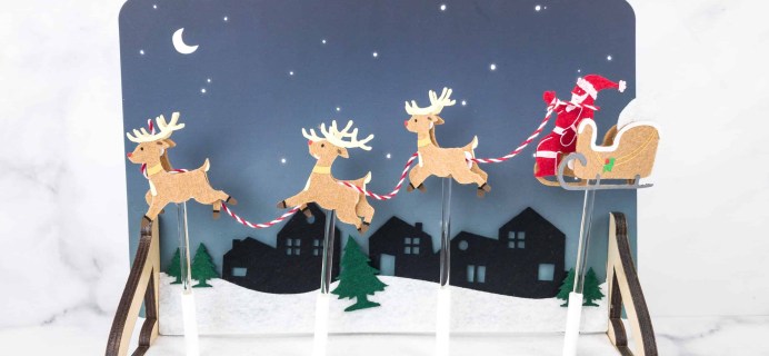 Kiwi Crate Holiday Box Review – SANTA’S SLEIGH AUTOMATON