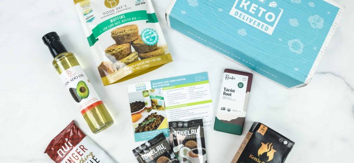 Keto Delivered November 2018 Subscription Box Review