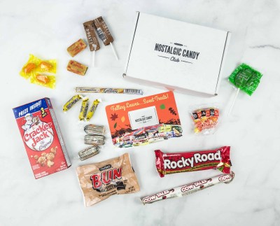 Nostalgic Candy Club November 2018 Subscription Box Review + Coupon
