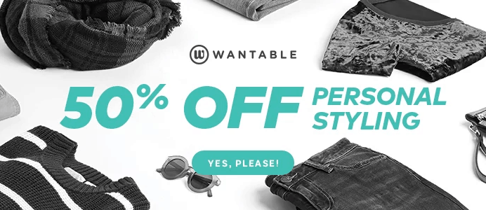 Wantable Style Edit Styling Fee HALF OFF for Black Friday!