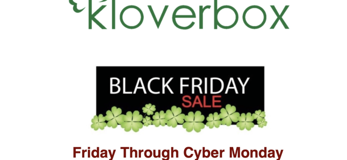 Kloverbox 2018 Cyber Monday Sale: Get a FREE Bonus Box with Prepaid Subscription!