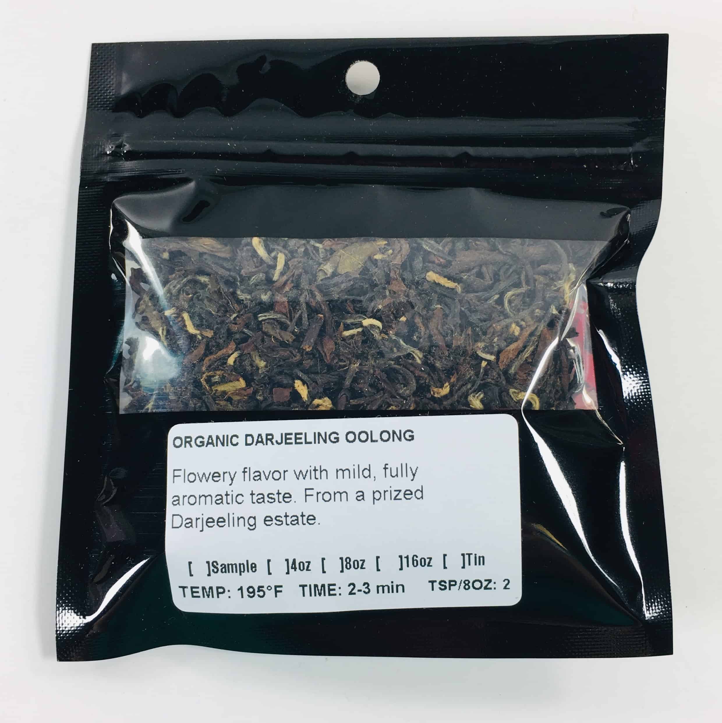 Whistling Kettle Tea of The Month November 2018 Subscription Box Review