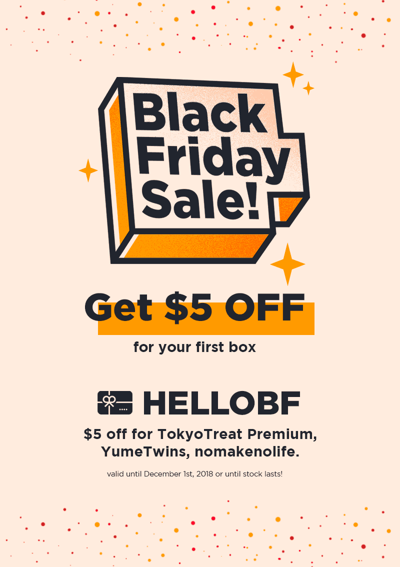 Yumetwins Black Friday Deal Get 5 Off On Your First Box Hello Subscription