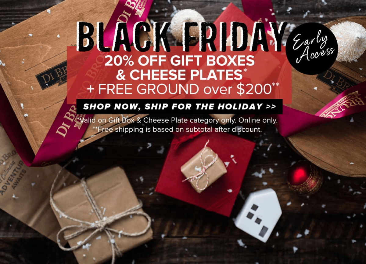 DiBruno Bros Black Friday 2018 Coupon Save 20 on Gifts + Free
