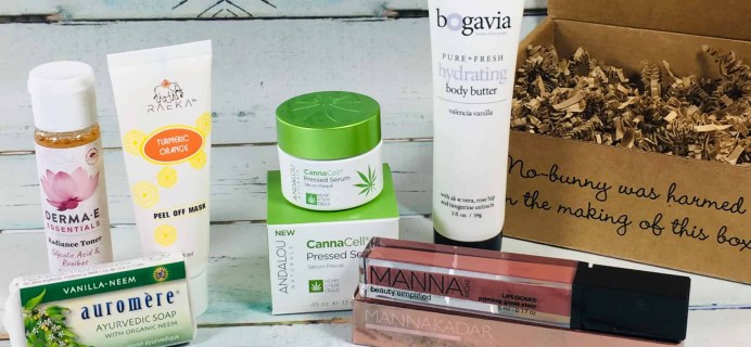 Vegan Cuts Beauty Box November 2018 Subscription Box Review