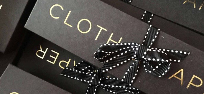 CLOTH & PAPER Cyber Monday Deal: Get 20% off 1 and 3 Month subscriptions!