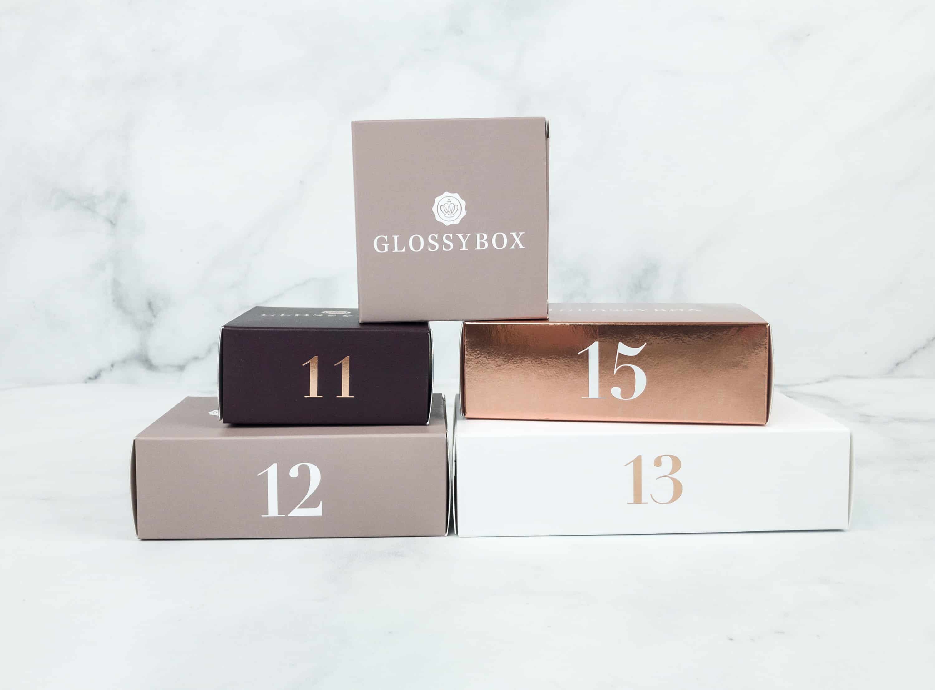 GLOSSYBOX 2018 Advent Calendar Reveal + 10 Off Coupon hello subscription