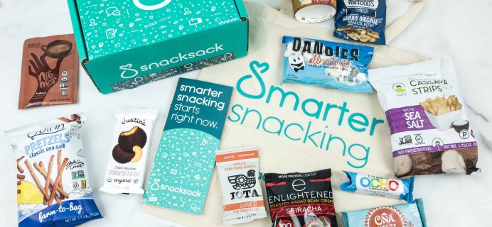 SnackSack November 2018 Subscription Box Review & Coupon – Classic