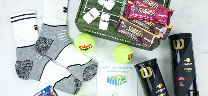 Tennis Trunk November 2018 Subscription Box Review & Coupon