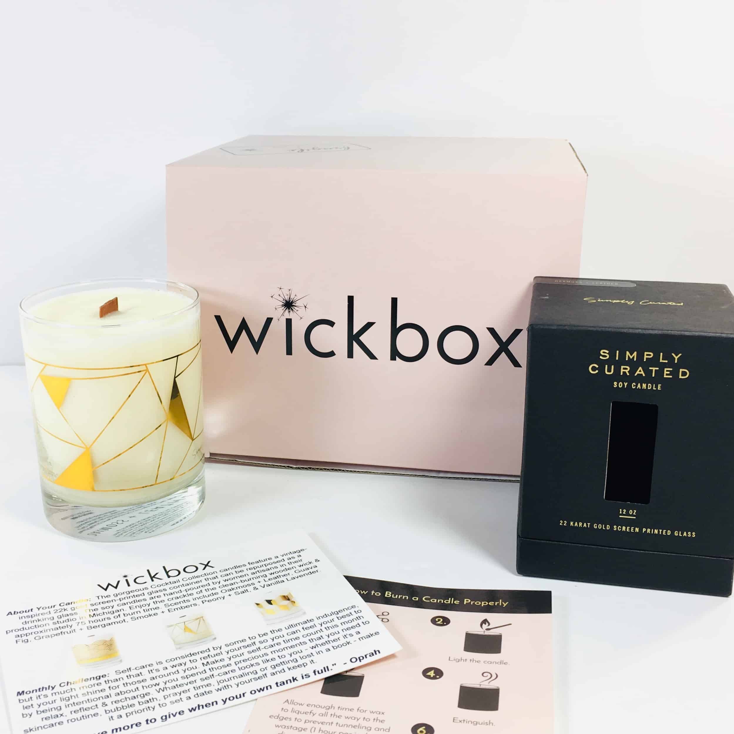 Month-to-Month luxury candle subscription, two candles a month