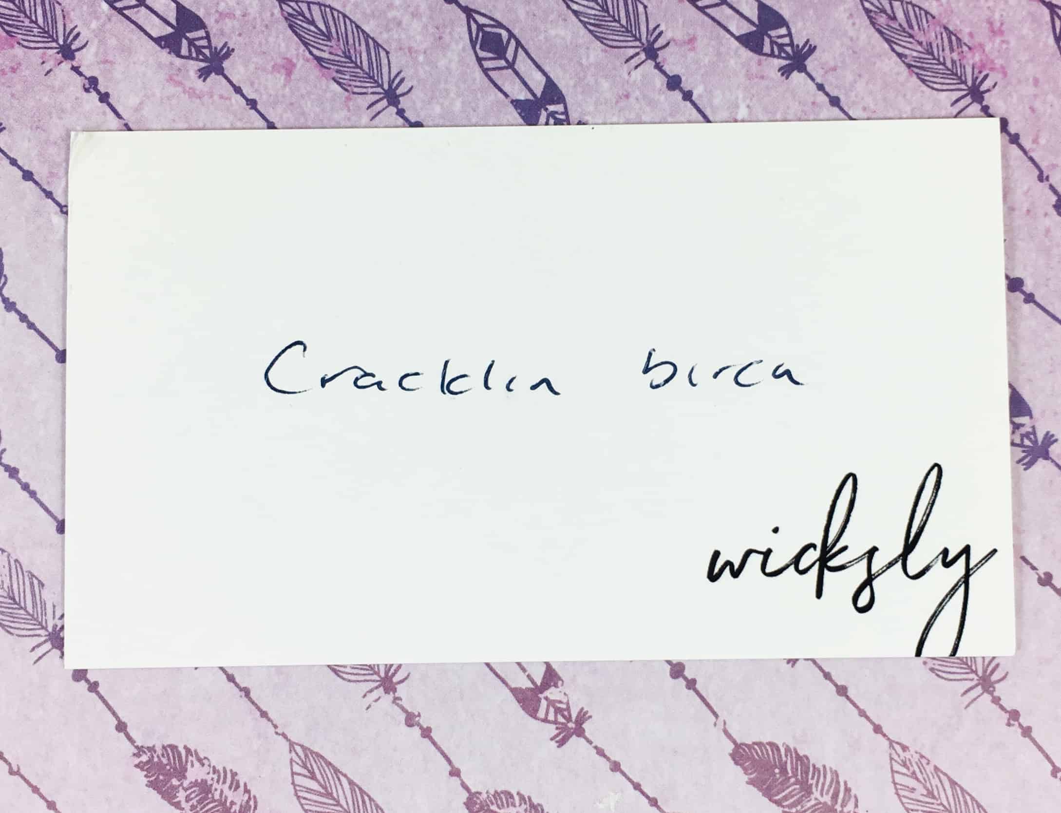 Wicksly November 2018 Subscription Box Review Hello Subscription