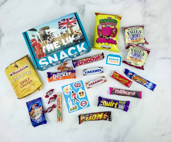 Snack Crate November 2018 Subscription Box Review & 10 Coupon hello