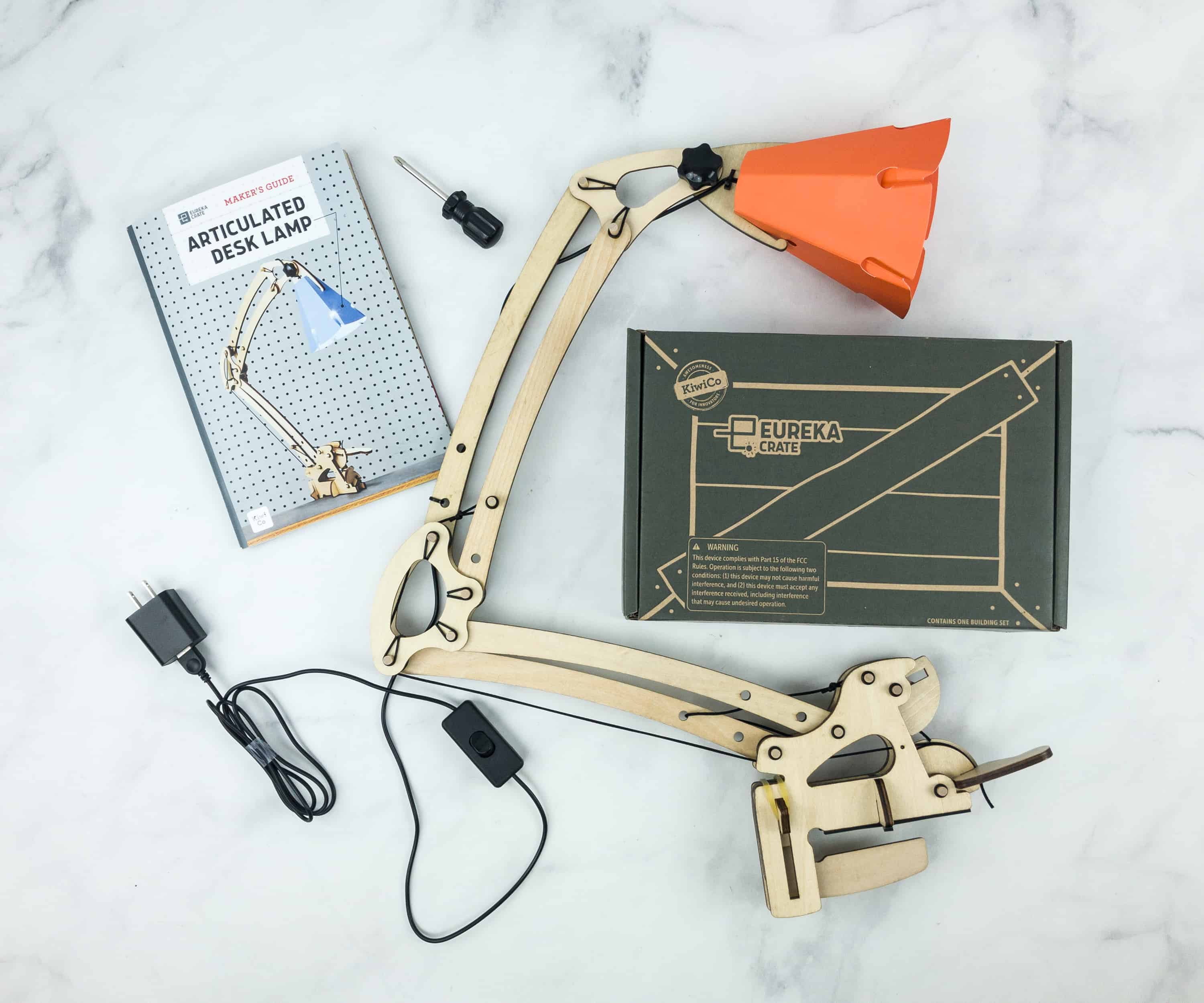 Eureka Crate Review, Articulated Desk Lamp Kit