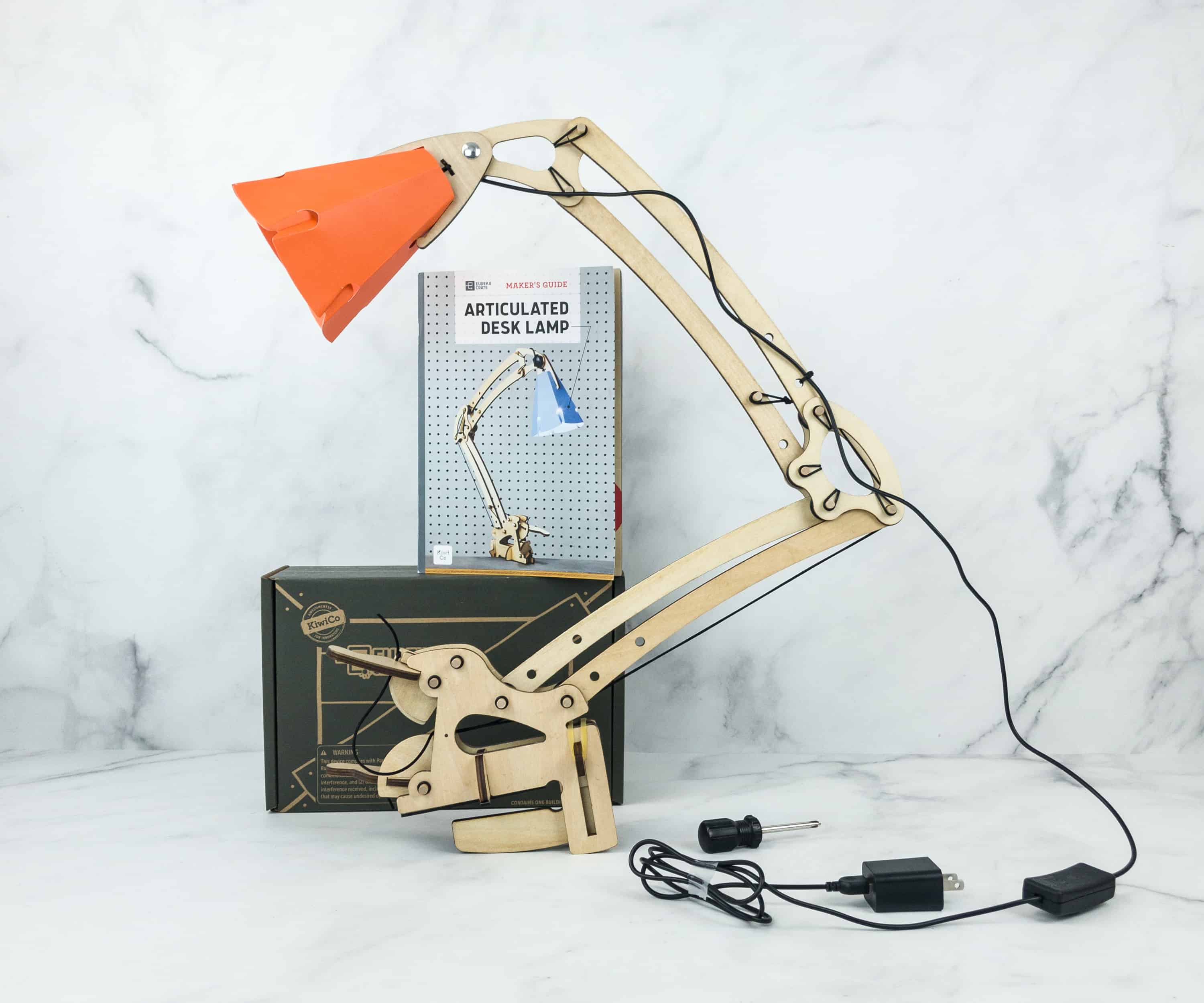 Eureka Crate Review, Articulated Desk Lamp Kiwico